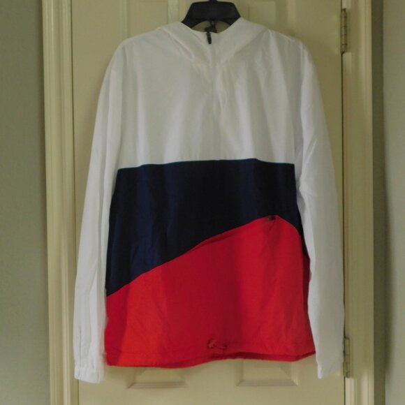 XERSION Mens Lightweight Water Resistant 1/4 Zip Hoodie Jacket Colorblock L - Picture 1 of 6